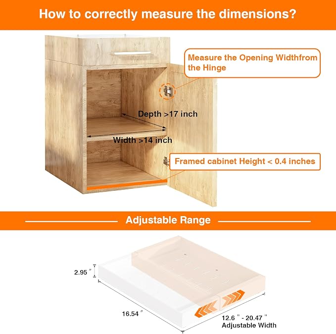 LEGUANG Expandable Pull-Out Cabinet Organizers - Image 5