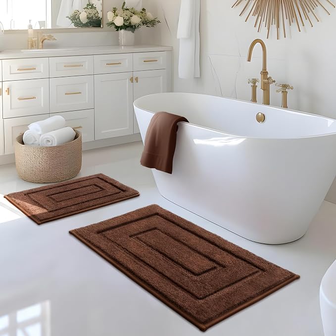 GRANNY SAYS Bathroom Rugs Sets 2 Piece, Soft Bath Mats - Image 9