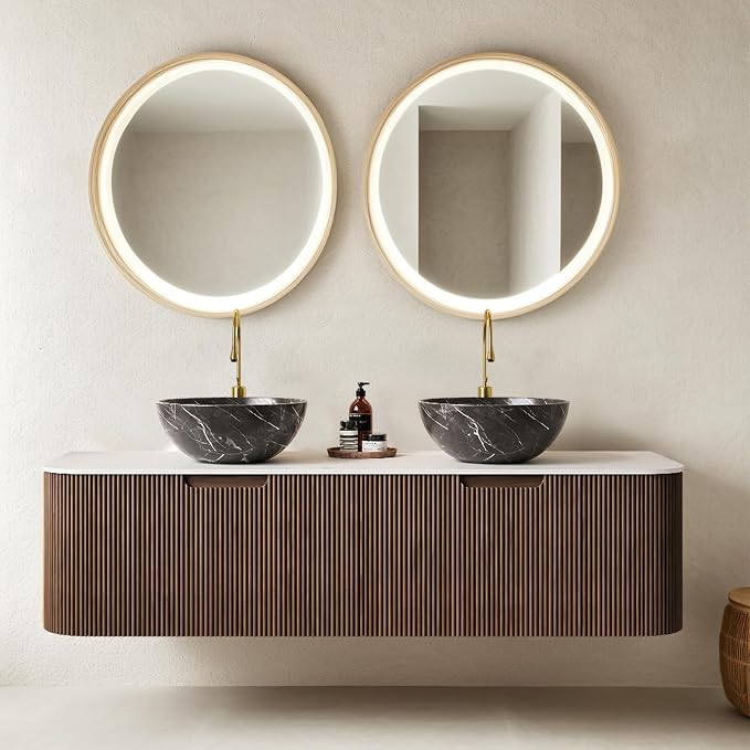 60" Floating Bathroom Vanity by Unknown