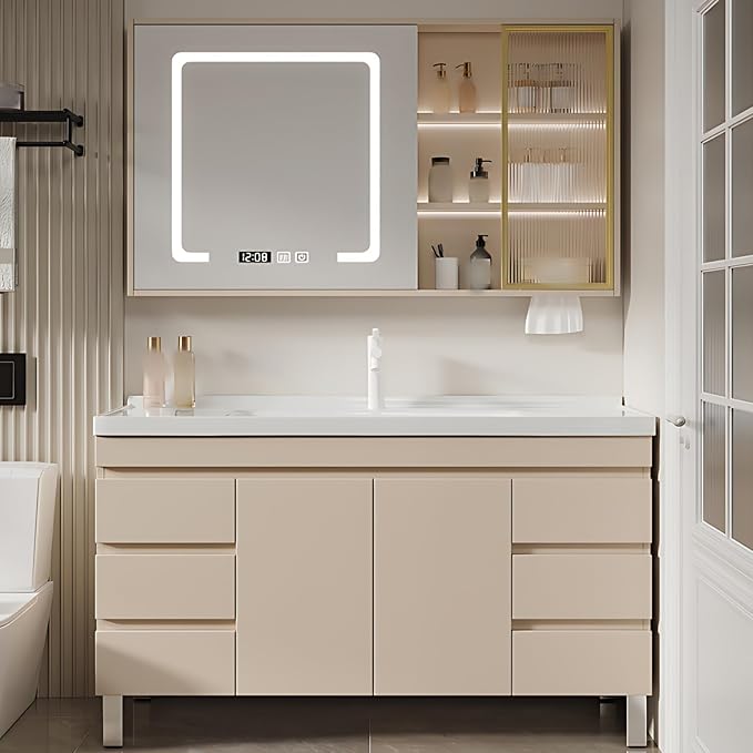 56IN Modern Bathroom Vanity by TIZAZOFashionHome