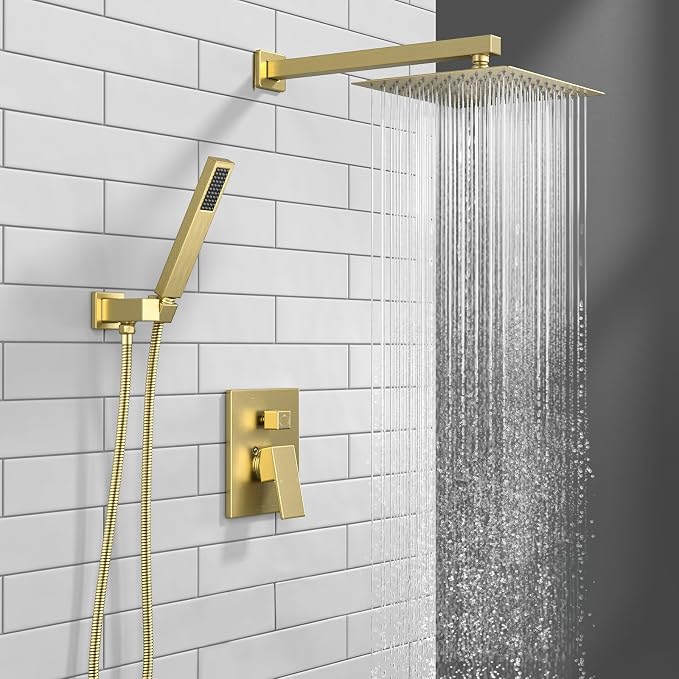 Lava Odoro Modern 2-Setting Square Shower System - Image 2