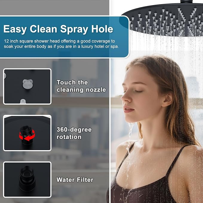 Shower System Shower Faucet Set Rainfall Shower Set - Image 3