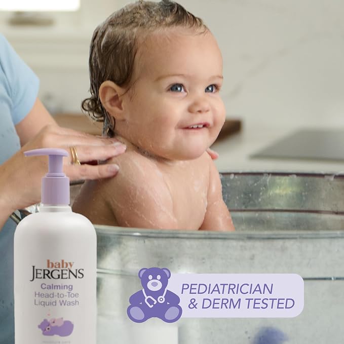 Jergens Baby Calming Head to Toe Liquid Baby Wash, Body Wash and Shampoo - Image 5