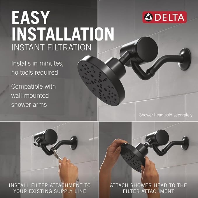Delta Faucet Clarifi Premium Shower Filter Attachment - Image 5