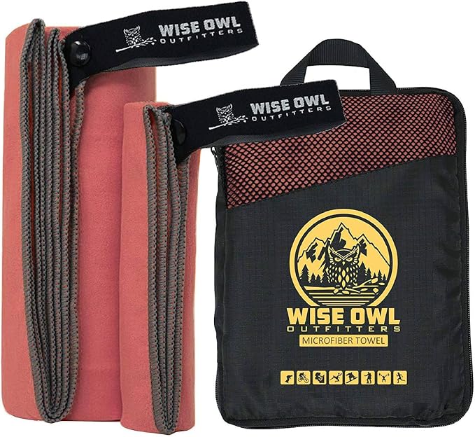 Wise Owl Outfitters Microfiber Camping Towel by WiseOwlOutfitters