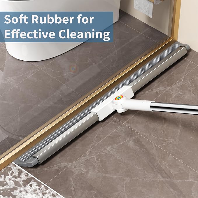 Squeegee Broom for Floor, Rubber Silicone Magic Broom - Image 4