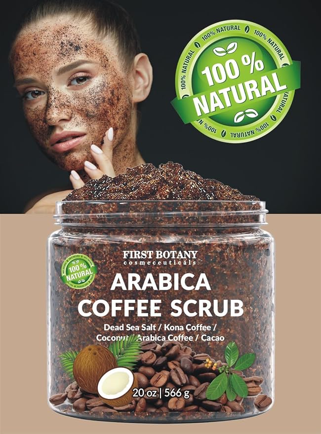 First Botany Cosmeceuticals, 100% Natural Arabica Coffee Scrub - Image 2