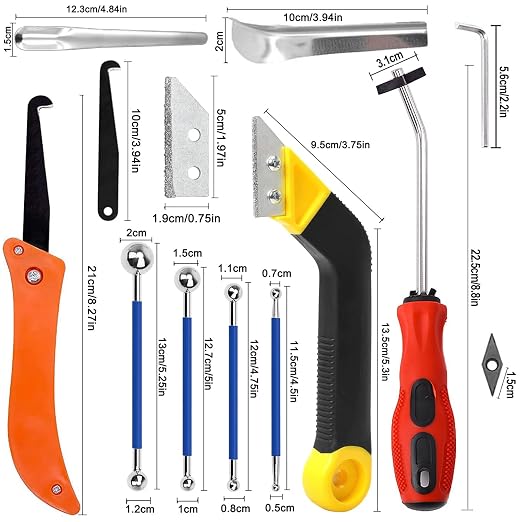 25pcs Grout Removal Tool, Caulking Removal Tools Tile Grout Saw and Grout Hand - Image 2