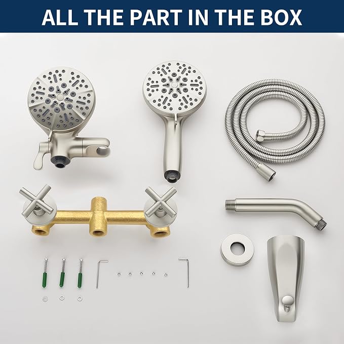 2 Handles Shower Faucet Set - Image 7