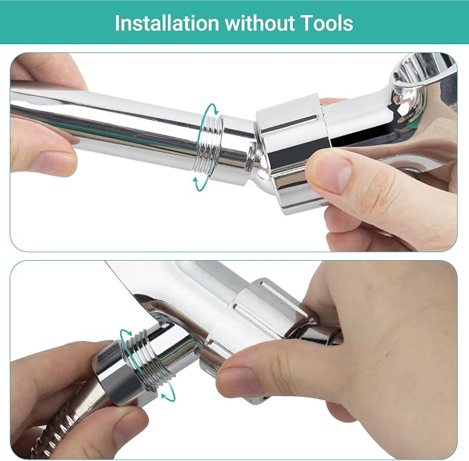 Adjustable Handheld Shower Head Holder, Universal Shower Hose and Shower Arm - Image 8