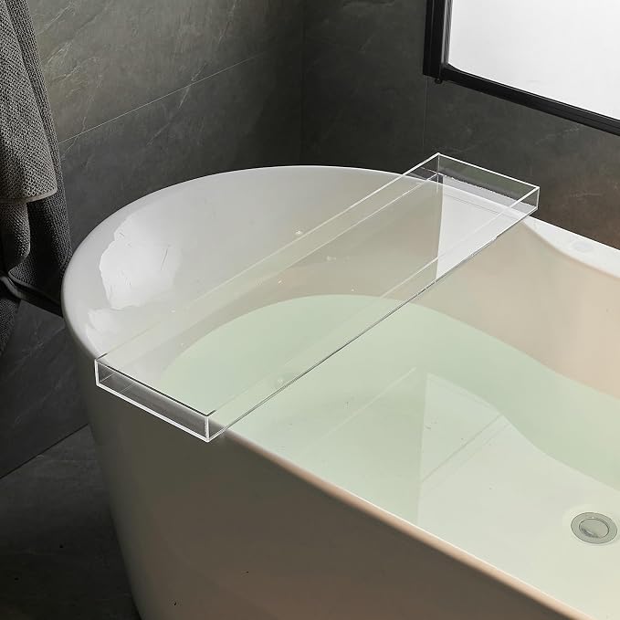 Clear Bathtub Tray AcrylicTub Rack - Image 8