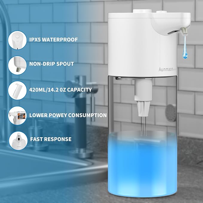 Automatic Soap Dispenser Touchless, Simple Physical Adjustment, Low Battery - Image 6