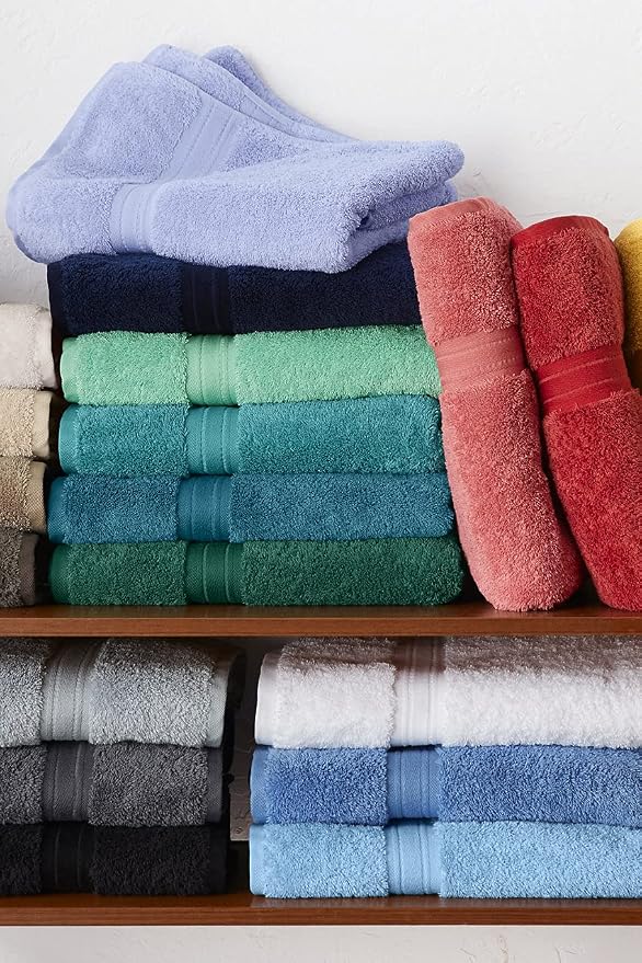 Lands' End Supima Towel White Bath- Bath Towel - Image 4