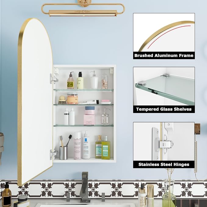 FKWin Arched Medicine Cabinets - Image 4