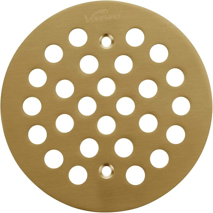4-1/4Inch Screw-in Shower Strainer Drain Cover Replacement Floor Strainer Floor by vouruna