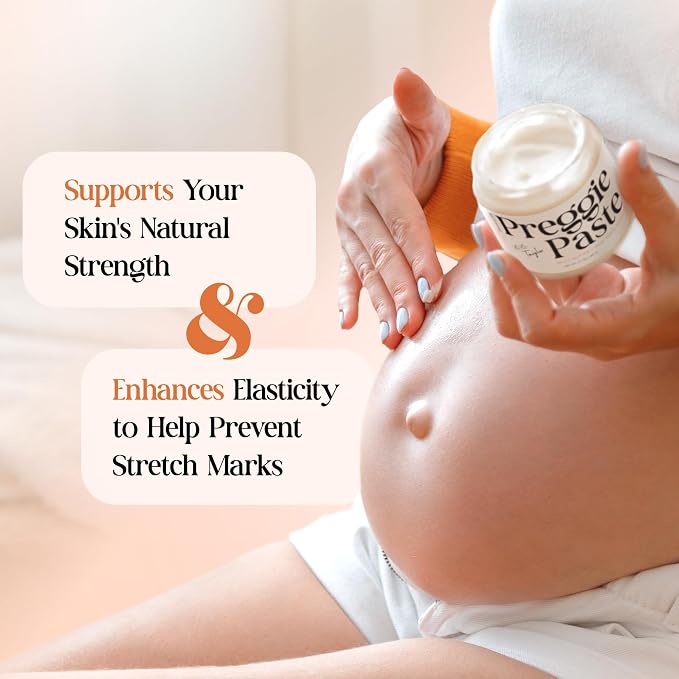 Stretch Mark Cream for Pregnancy – Non-Toxic Preggie Paste Belly Butter from - Image 7