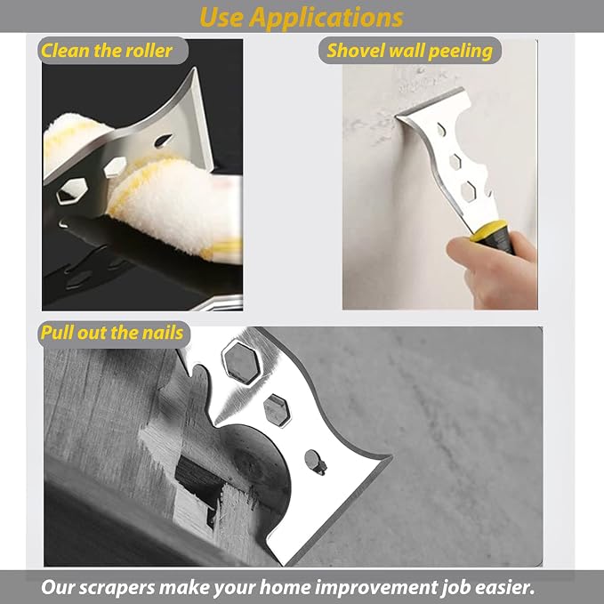 Painters Tool Grout-Caulk Removal-Tool Paint Scraper Tool - Image 7