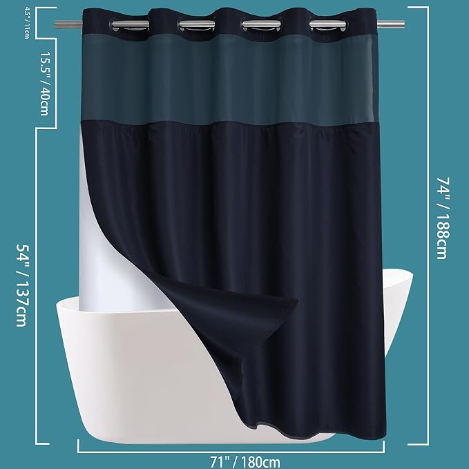 Conbo Mio No Hook Shower Curtain - Image 6