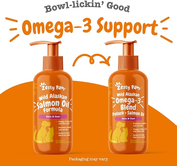 Zesty Paws Wild Alaskan Omega-3 Blend Pollock + Salmon Oil - Image 6