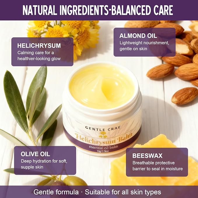 Extracts Helichrysum Balm — Moisturizing Helichrysum Essential Oil Balm - Image 4