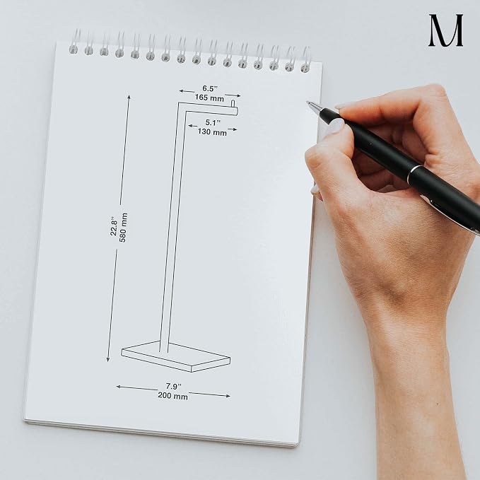 MARMOLUX ACC Free Standing Matte Black Toilet Paper Holder Stand Black Marble - Image 6