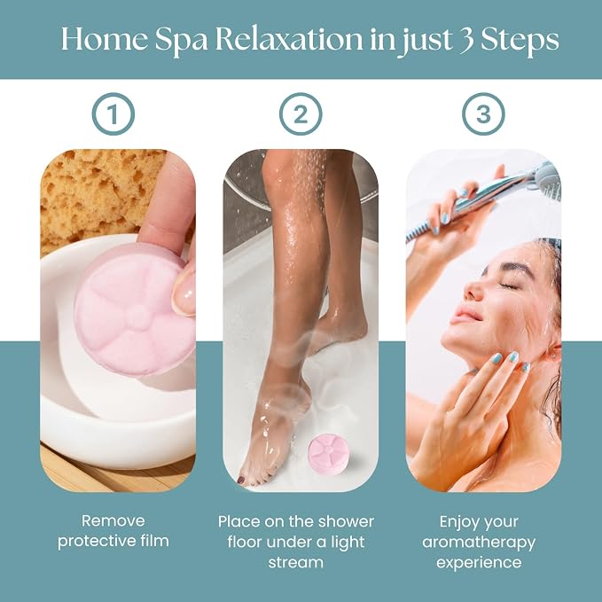 TLG Essence Shower Steamers Aromatherapy 7 Pack – USA Made - Image 7