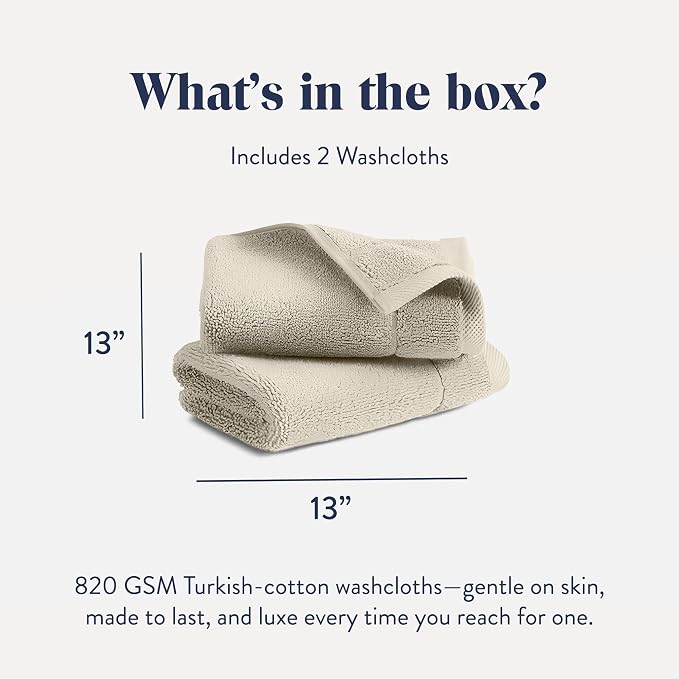 Brooklinen Super-Plush Turkish Cotton Washcloths - Image 2