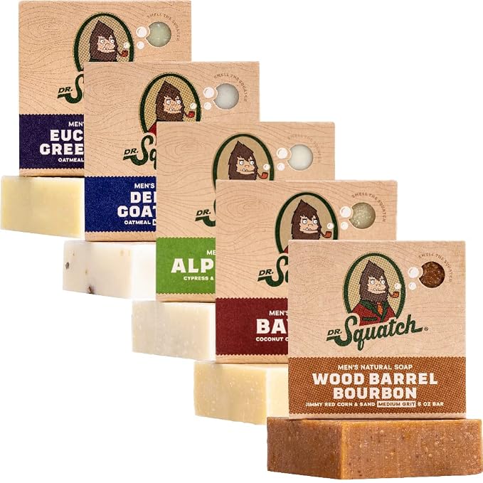 Dr. Squatch Natural Bar Soap for Men by DrSquatch