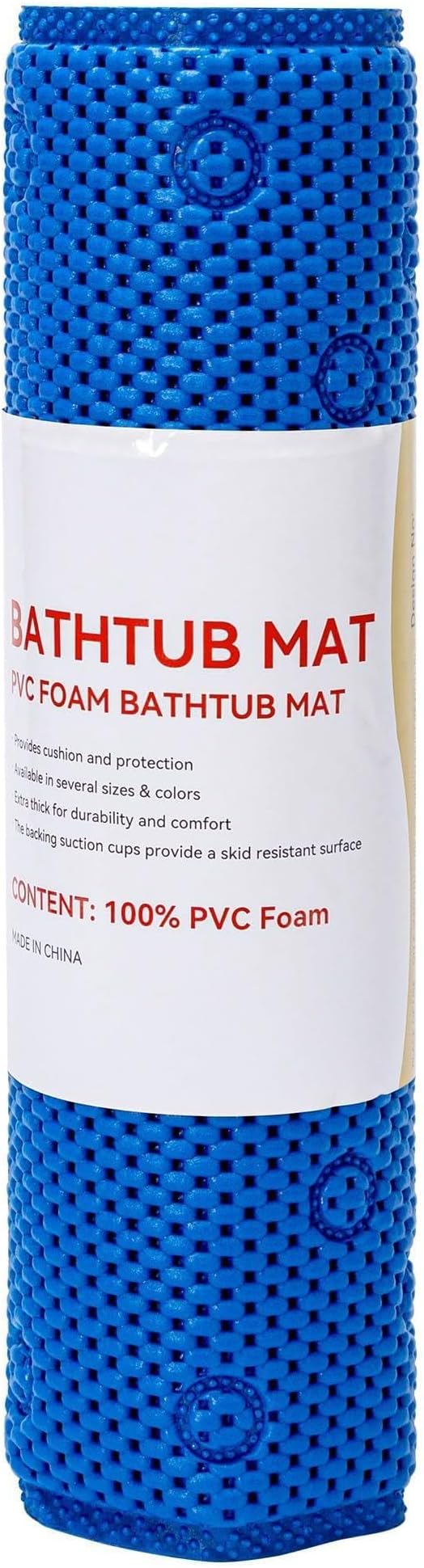 Double Layer Foam Non Slip Bathtub Mat 37x17in, More Comfortable and Thicker by DwellAid
