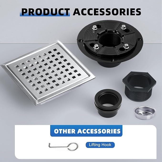 morefine Square Shower Drain - Image 6