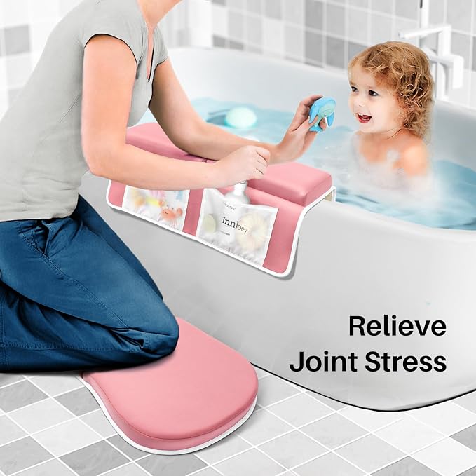 Odor-Free Baby Bath Kneeler and Elbow Rest Pad Set, 1.6'' Thick, Quickly Dry - Image 6