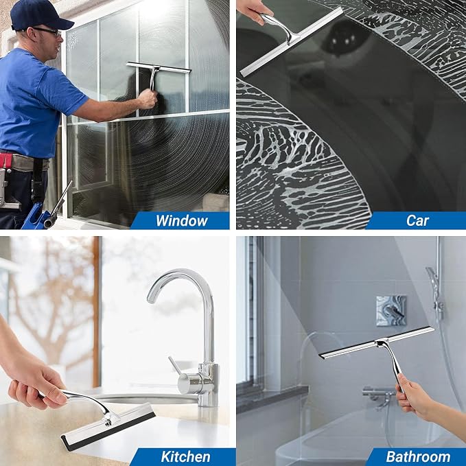 ecooe Stainless Steel Shower Squeegee - Image 7