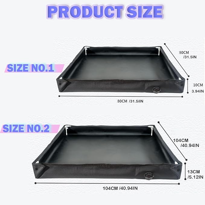 Portable Shower Pan, Foldable Outdoor Shower Floor - Image 2