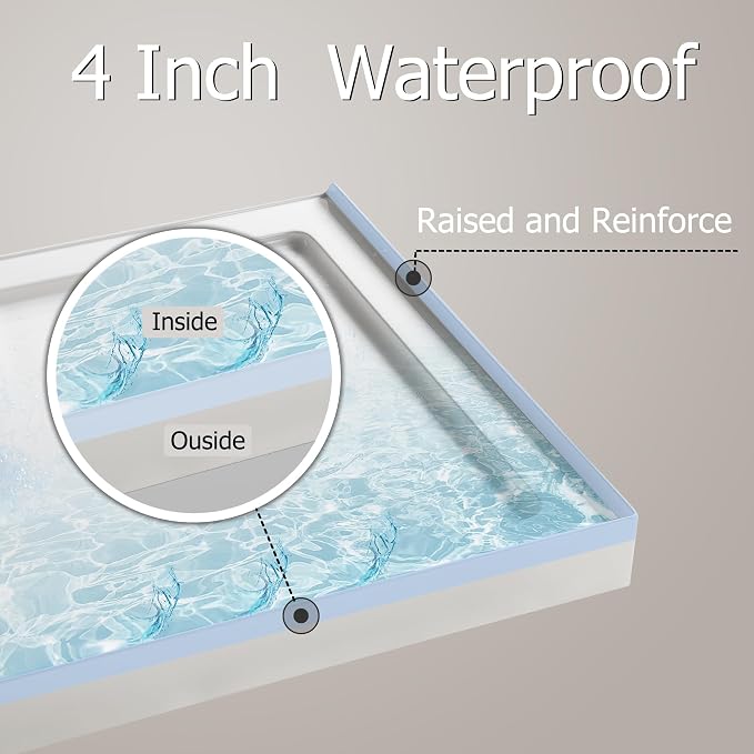 MORVANO 32 x 60 x 4 Shower Base - Image 3