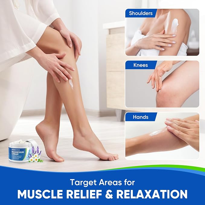 Topical Magnesium Cream for Sleep – Soothing Magnesium Lotion for Legs - Image 6