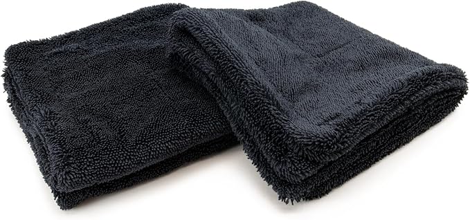 Autofiber Triple Layer Microfiber Car Drying Towel | Twist Pile | 1400GSM by Autofiber