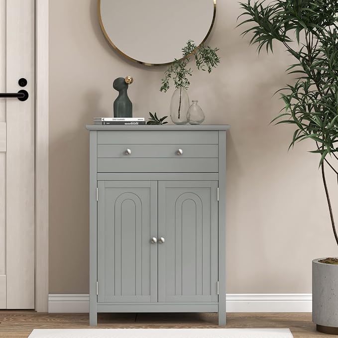 Giantex Bathroom Storage Cabinet - Image 8