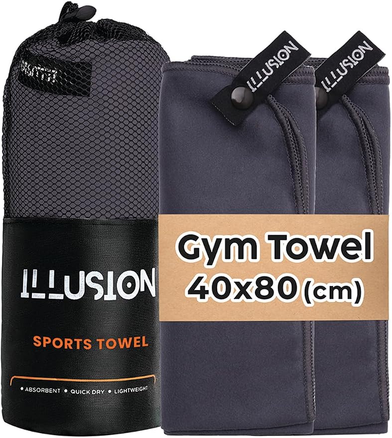 illusion Small Microfiber Gym Towels by Unknown