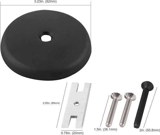 Single Hole Bathtub Drain Overflow Plate - Image 6