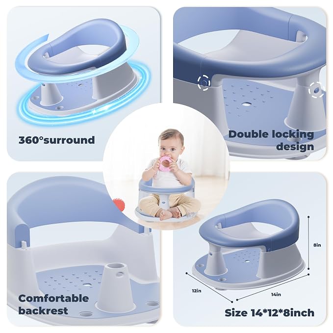 Baby Bath Seat-for Babies 6 Months & up - Image 8