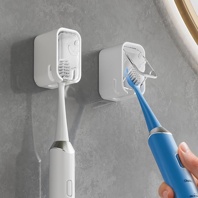 Toothbrush Holders for Bathrooms, Single Toothbrush Dispenser Storage Organizer by VNYIFAN