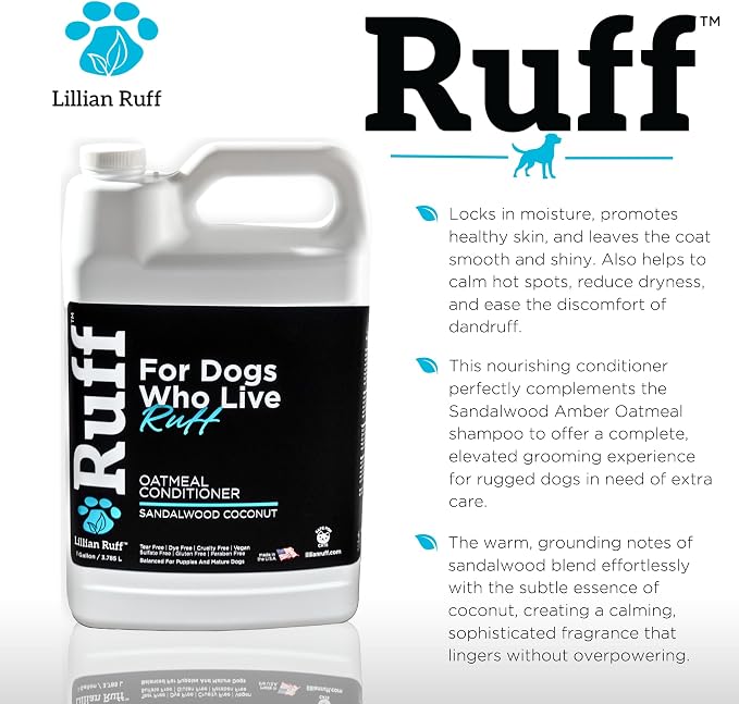 Ruff by Lillian Ruff Sandalwood Coconut Oatmeal Conditioner - Image 4