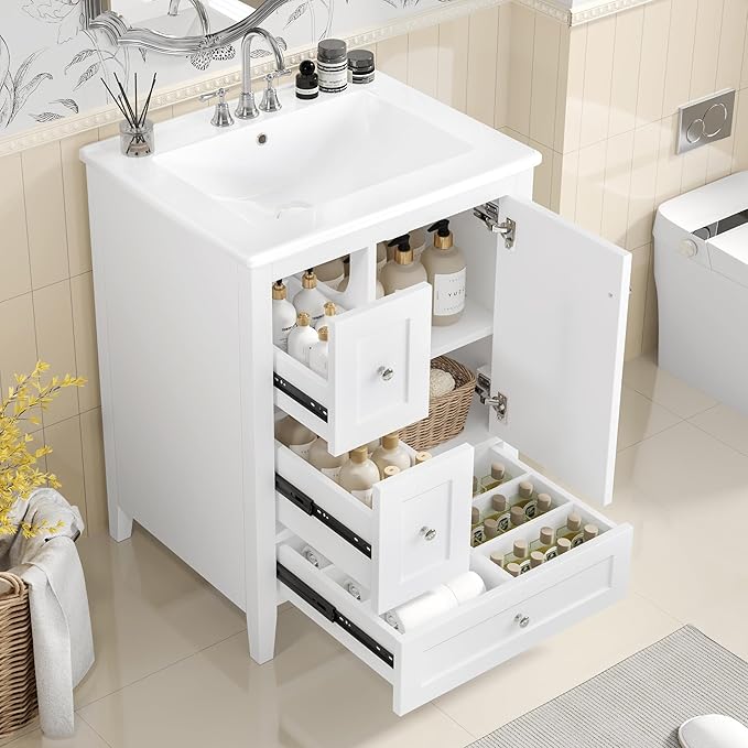 Harper & Bright Designs 24" Bathroom Vanity by HarperBrightDesigns