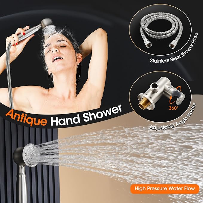 Rainfall Shower System Shower Faucet Set - Image 7