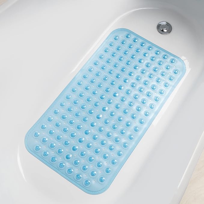 AmazerBath Bath Tub Mat, Medium Size 27.6 x 15 Inches Non-Slip Shower Mats - Image 5