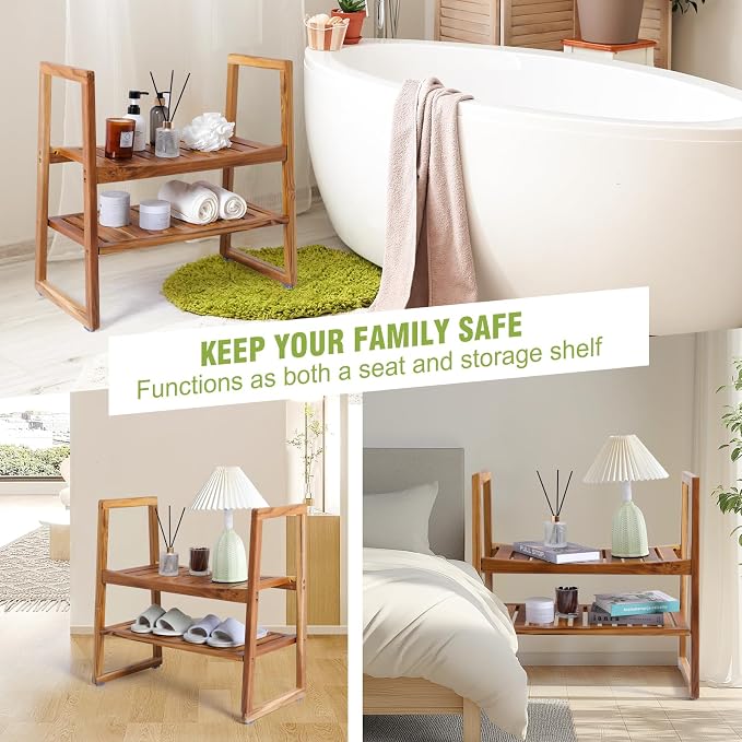 VVW Teak Shower Bench - Image 7
