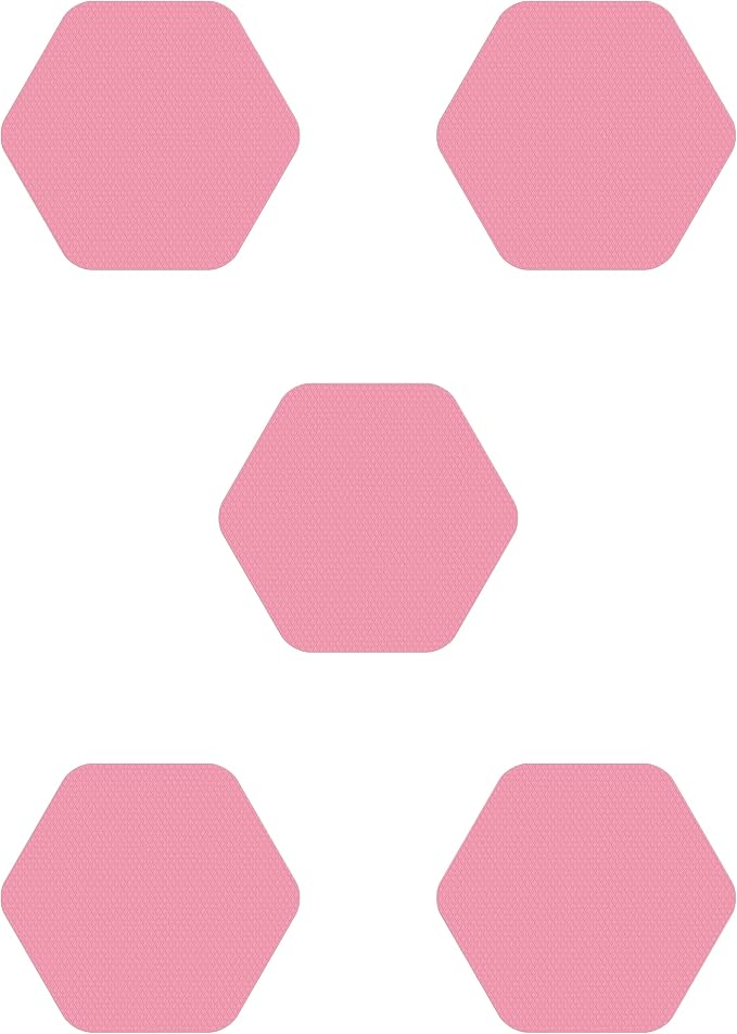 Kahuna Grip Bathtub Bath and Shower 5¼" Hexagon Non-Slip Traction Treads by KahunaGrip%E2%84%A2