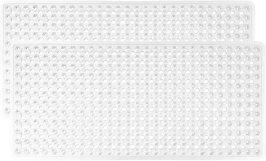 GORILLA GRIP Patented Bath Tub Shower Mat, 2 Pack, Machine Washable Bathtub by GorillaGrip