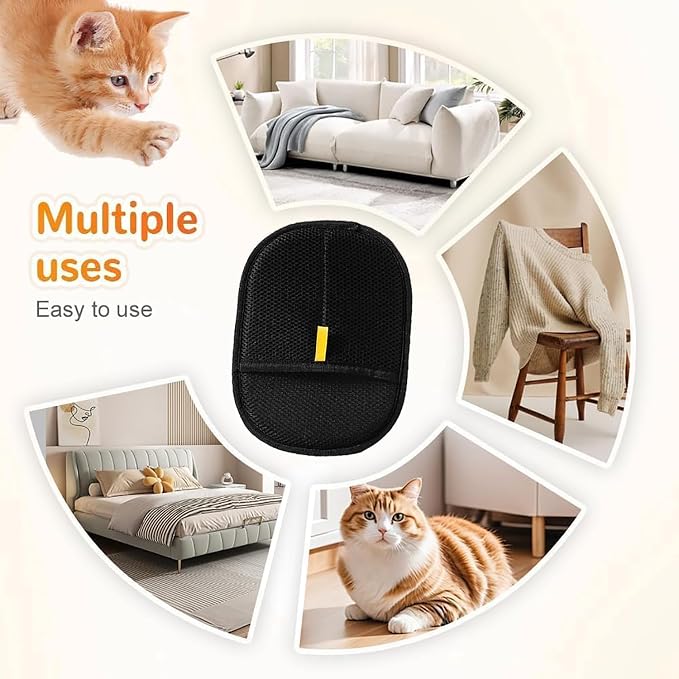 3pcs Pet Hair Removal Glove for Cats & Dogs, 2025 New Upgrade Efficient - Image 6