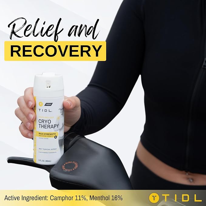 TIDL Cryotherapy Pain Relief Spray, 3 Oz, Max Strength - Image 7